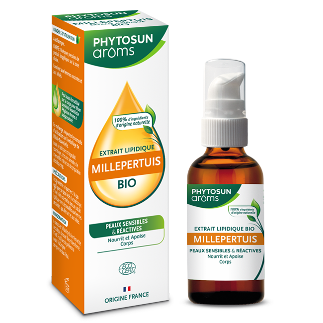 Phytosun Arôms Huile végétale Millepertuis Bio 50 ml