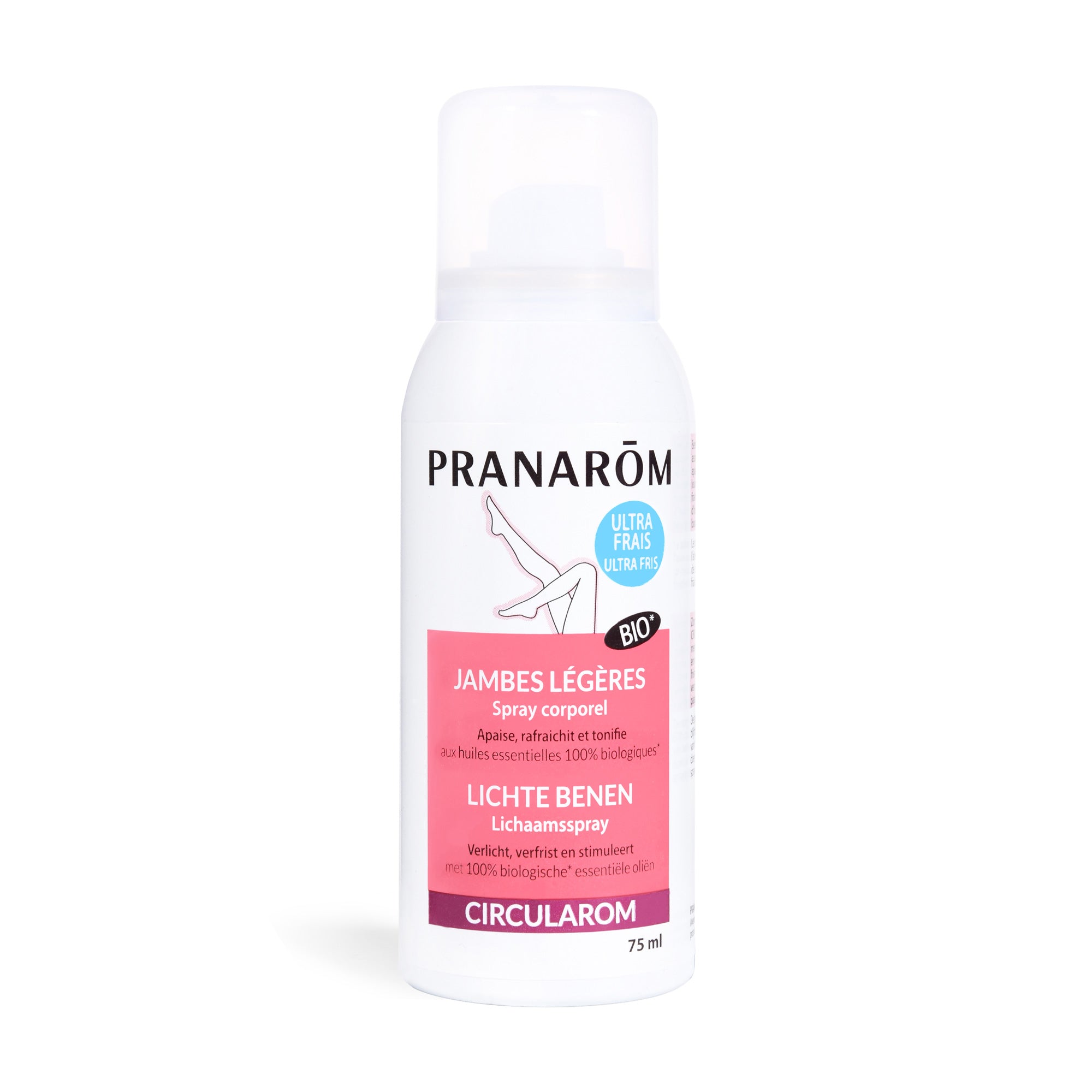 Pranarôm Spray corporel - Jambes légères BIO 75 ml