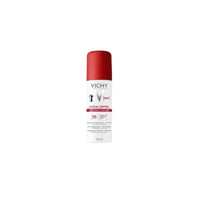 Vichy Spray Clinical Control 96h anti-irritations et anti-taches - Femme - Aérosol 125 ml