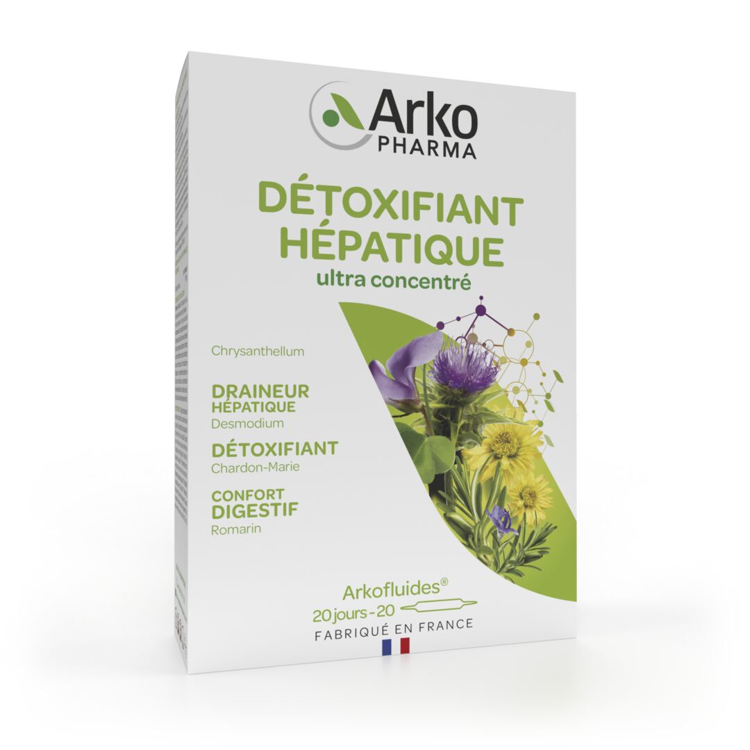Arkopharma Arkofluides® Détoxifiant Hépatique 20 ampoules