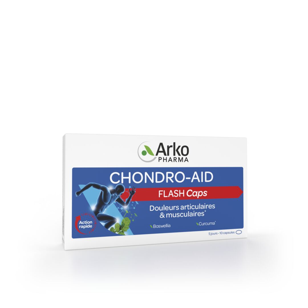 Arkopharma Chondro-Aid® Flash Caps - Anti gaspillage 10 capsules
