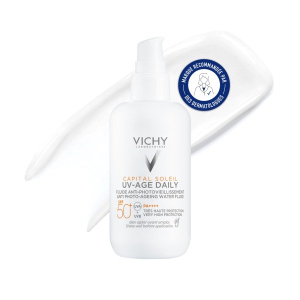 Vichy Capital Soleil Fluide Uv-age Daily SPF 50+ Maxi Format 80 ml