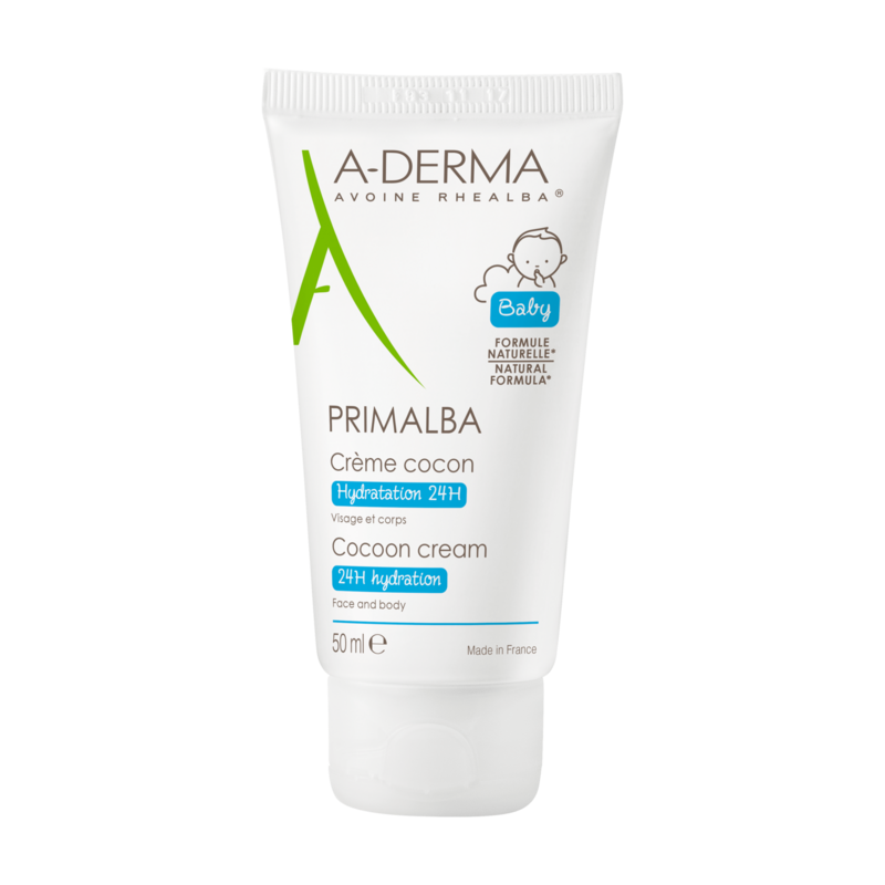 A-Derma Primalba Crème cocon bébé hydratation 24h 50 ml