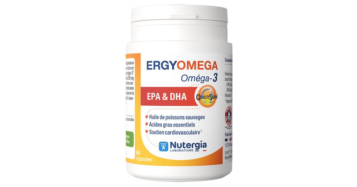 Nutergia Ergyomega Oméga-3 60 capsules