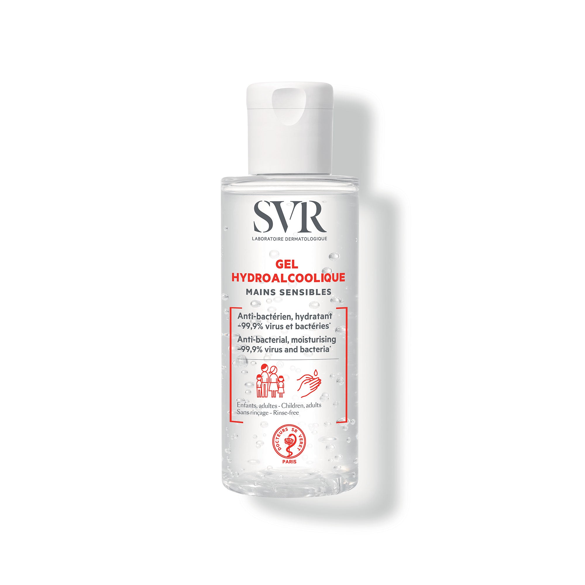 SVR Gel Hydroalcoolique Mains Sensibles 75ml