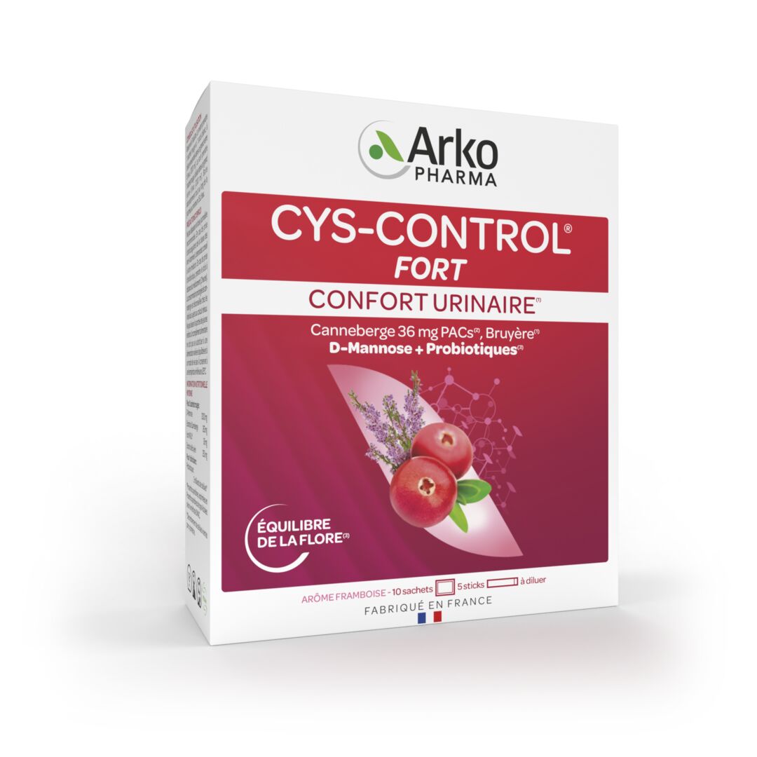 Arkopharma Cys-Control® Fort Probiotiques 10 sachets et 5 sticks