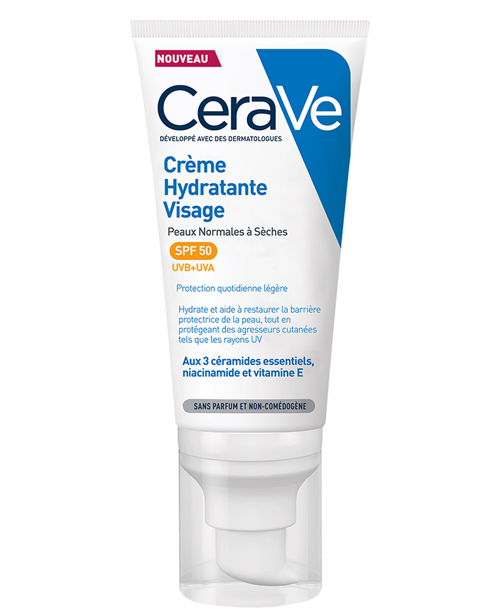 CeraVe Crème Hydratante Visage SPF50 52 ml