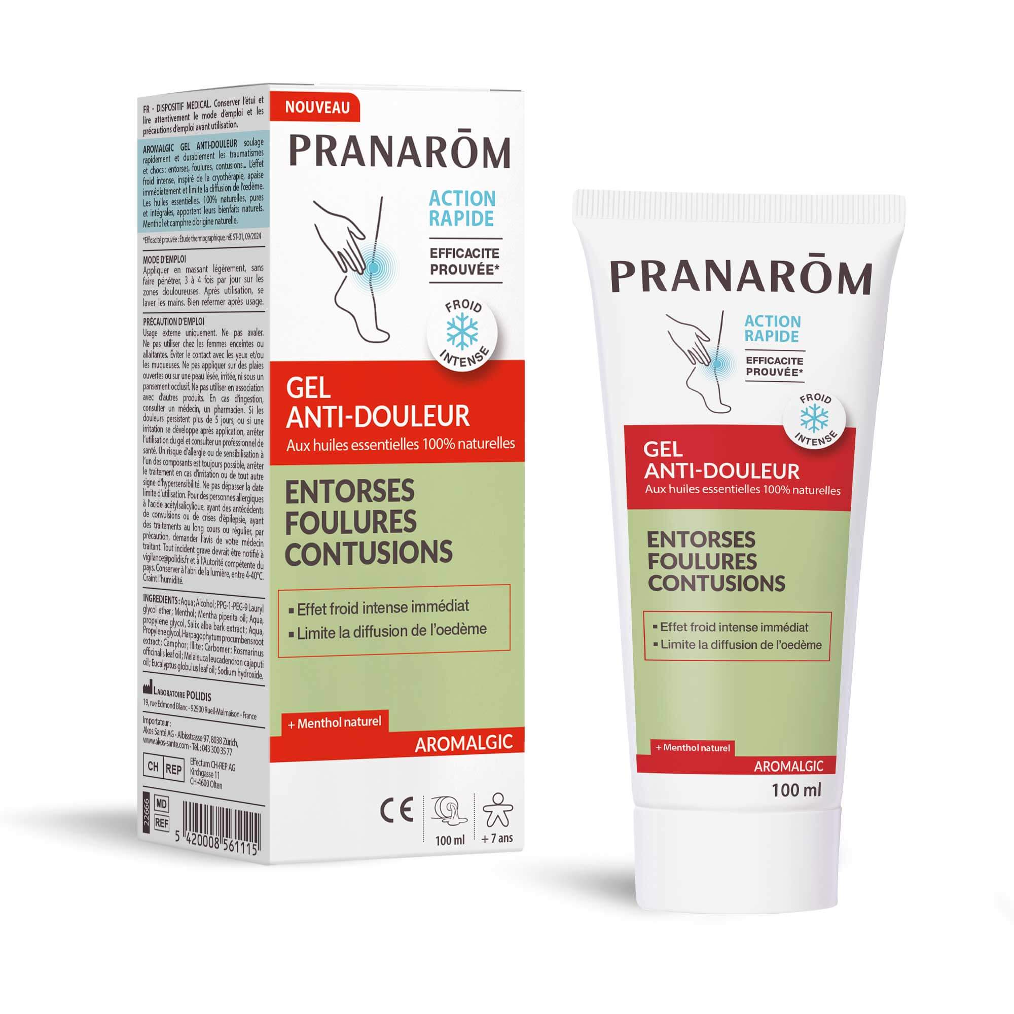 Pranarôm Gel anti-douleur - dispositif médical 100 ml