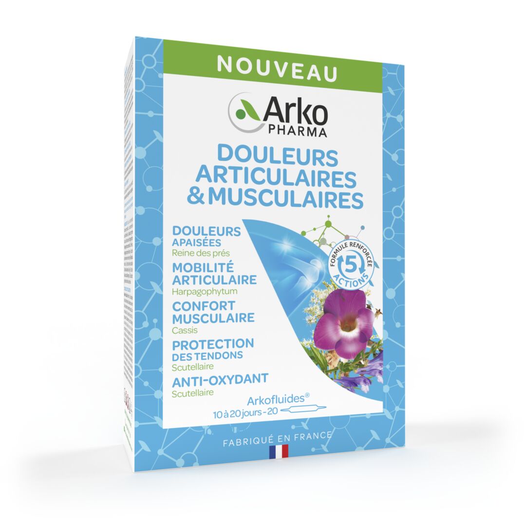 Arkopharma Arkofluides® Douleurs Articulaires & Musculaires 20 ampoules