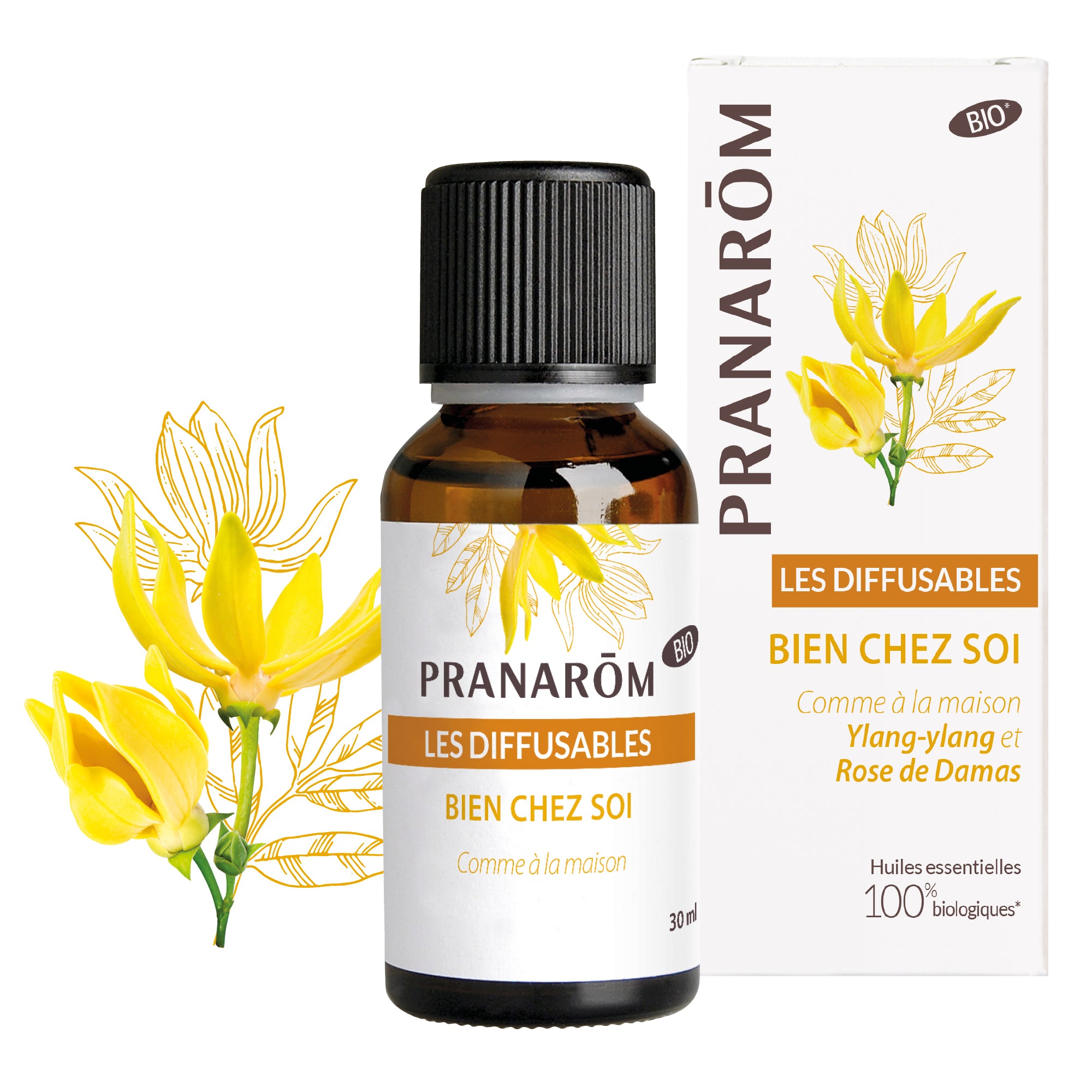 Pranarôm Diffusable Bien chez soi BIO 30 ml