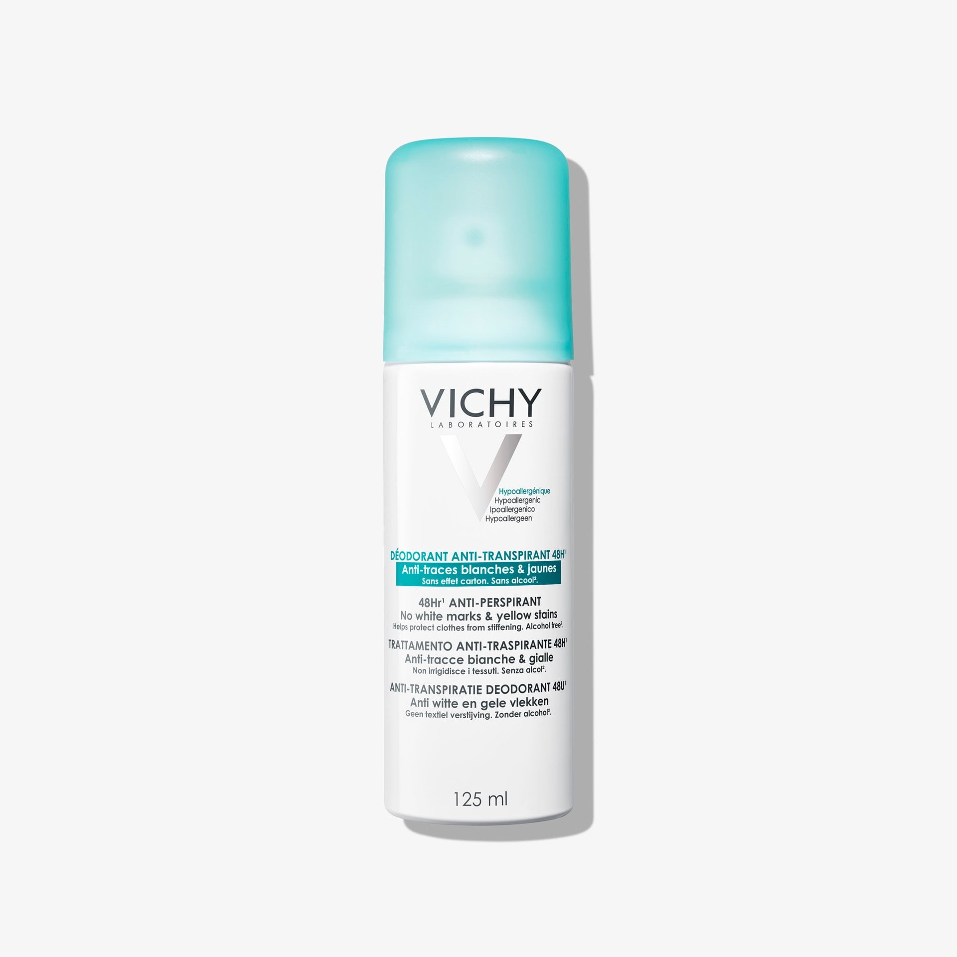 Vichy Traitement Anti-transpirant 48H - Anti-traces - Aérosol 125 ml
