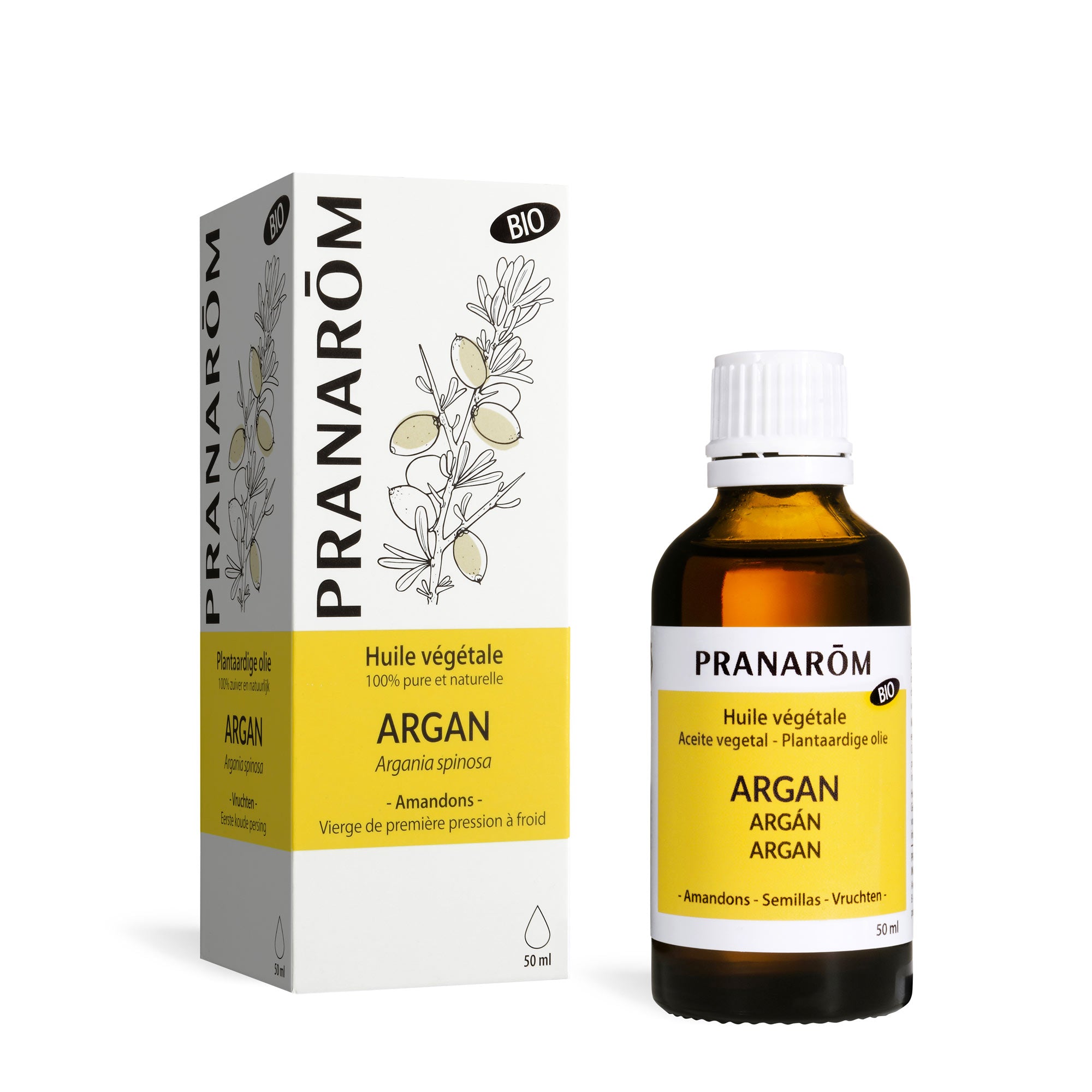 Pranarôm Huile végétale d'Argan BIO 50 ml