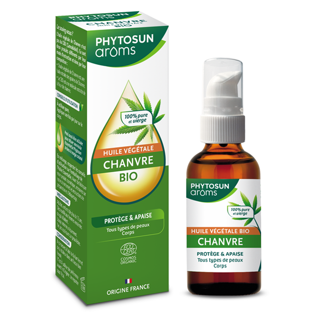 Phytosun Arôms Huile végétale Chanvre Bio 50 ml