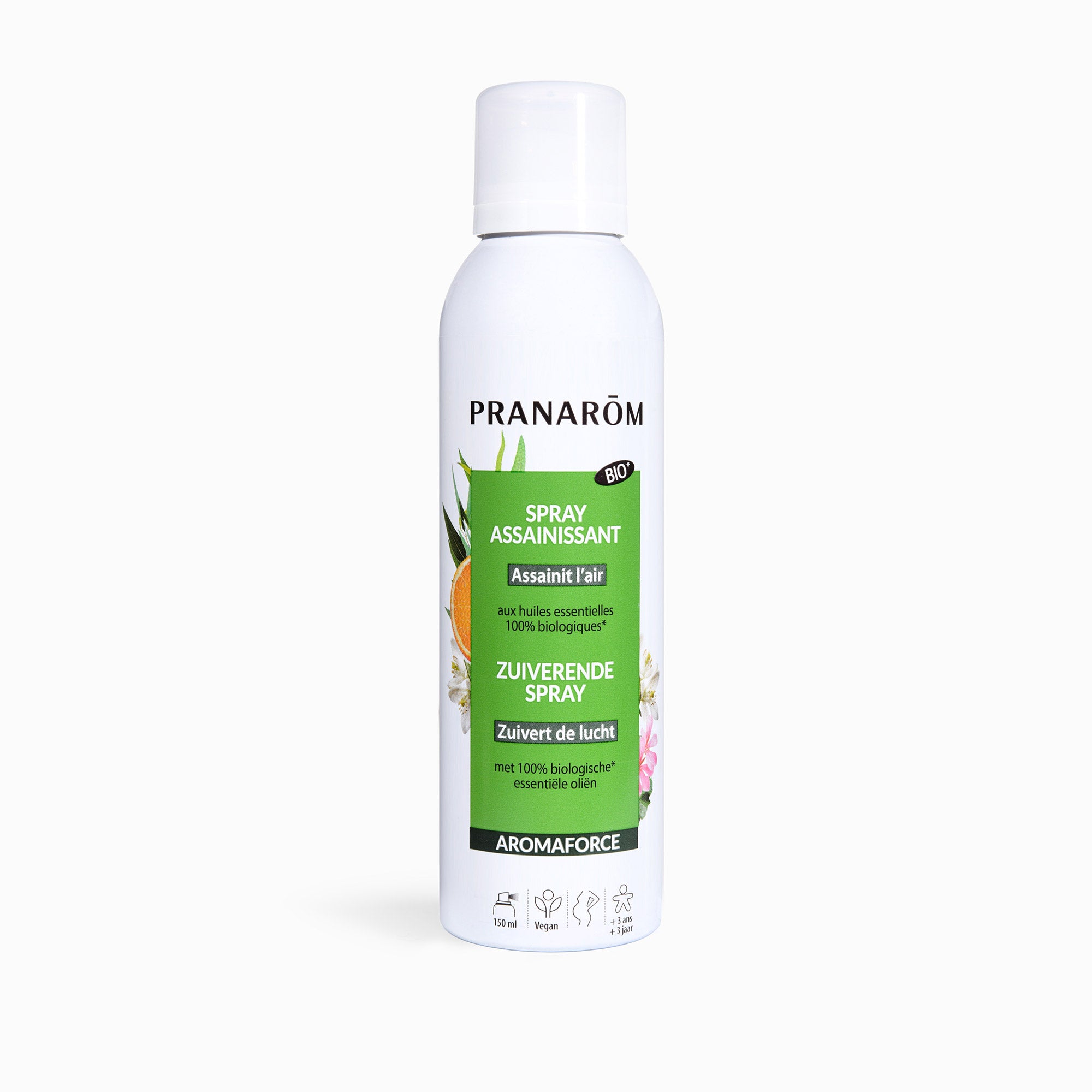 Pranarôm Spray assainissant Orange douce - Ravintsara BIO 150 ml