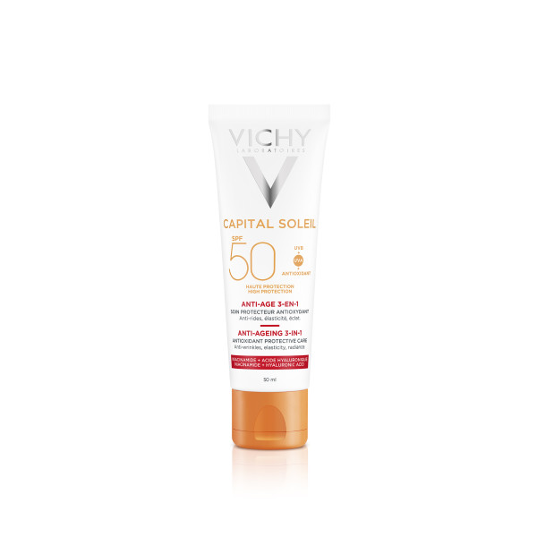 Vichy Capital Soleil Soin Anti-âge 3-EN-1 SPF 50 50 ml