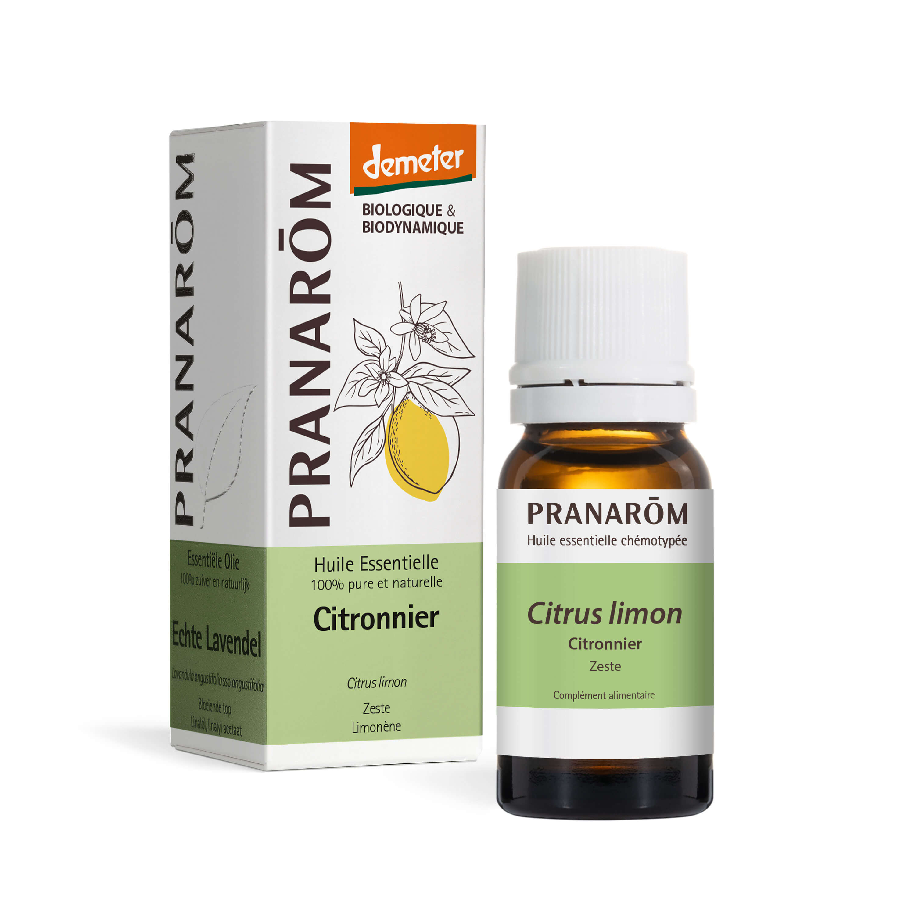 Pranarôm Essence de Citronnier BIO Demeter 5 ml