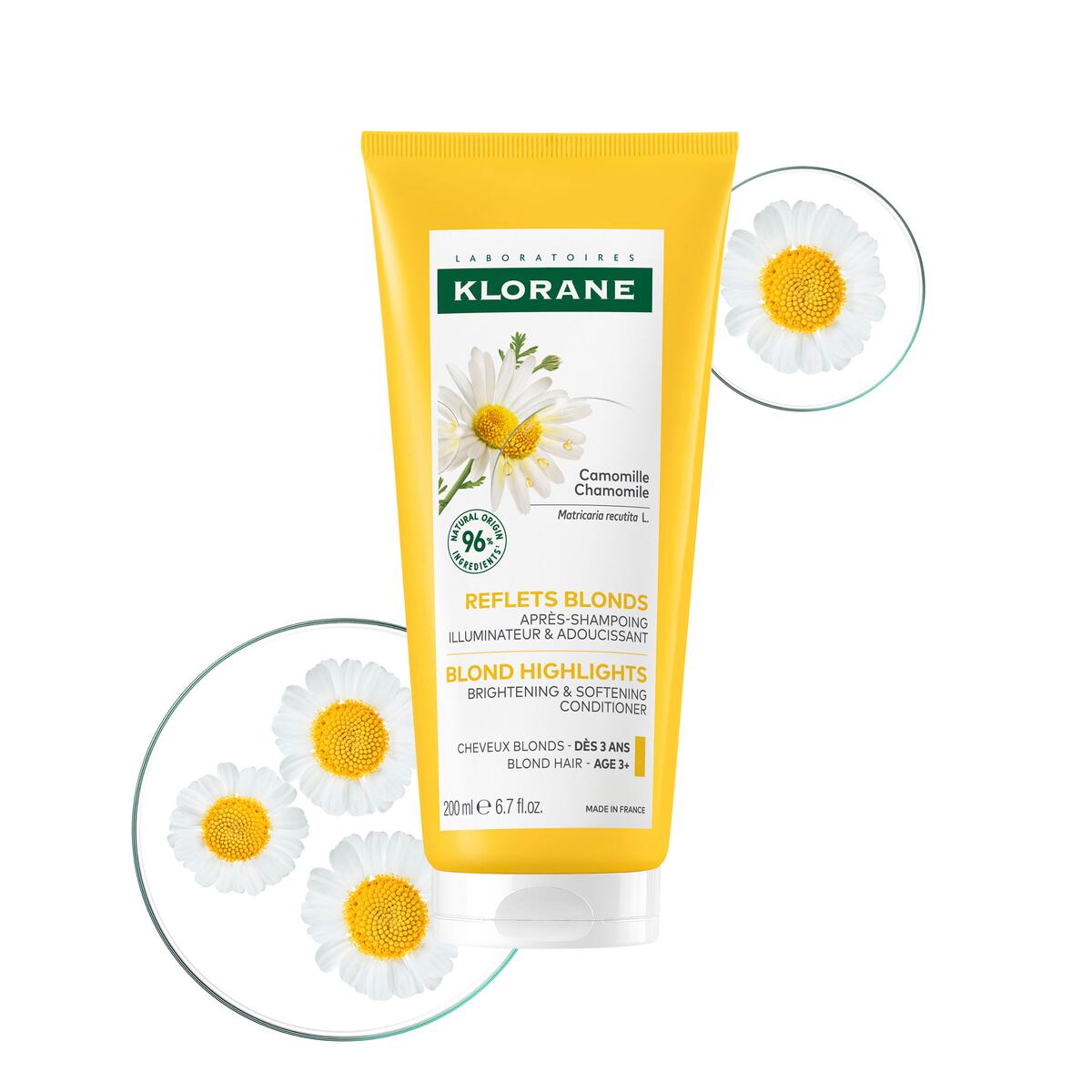 Klorane Reflets blonds Après-Shampoing illuminateur et adoucissant 200 ml