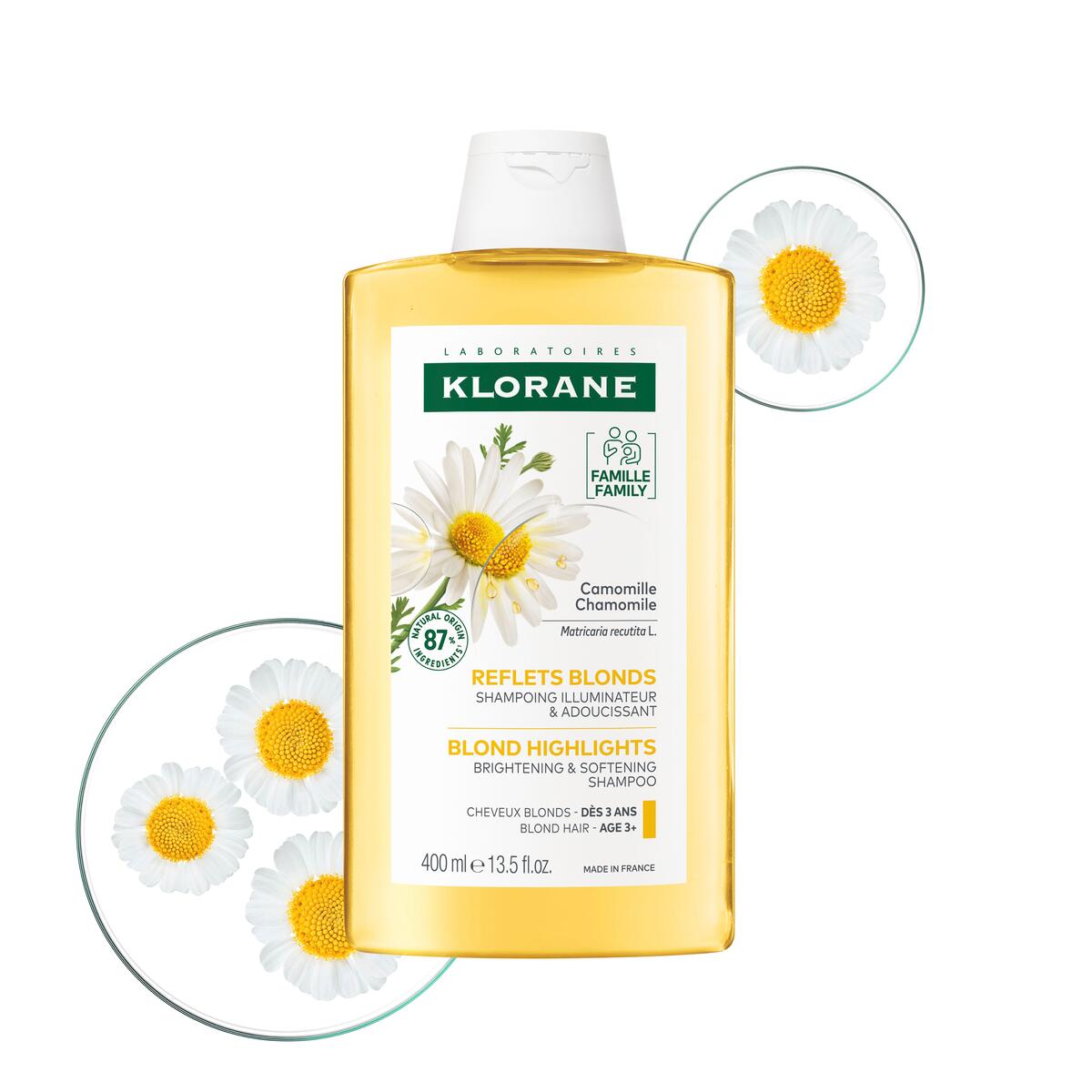 Klorane Reflets blonds Shampoing illuminateur et adoucissant 200 ml
