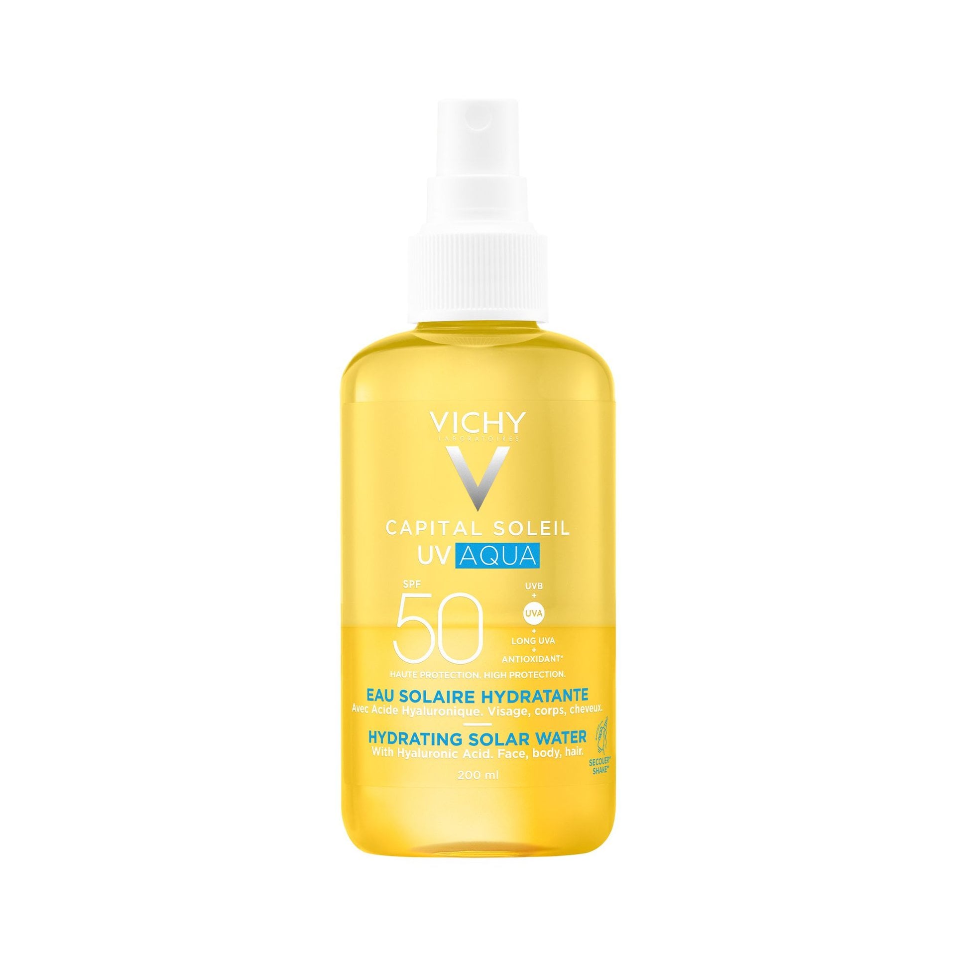 Vichy Capital Soleil Eau de protection solaire hydratante SPF 50 200 ml