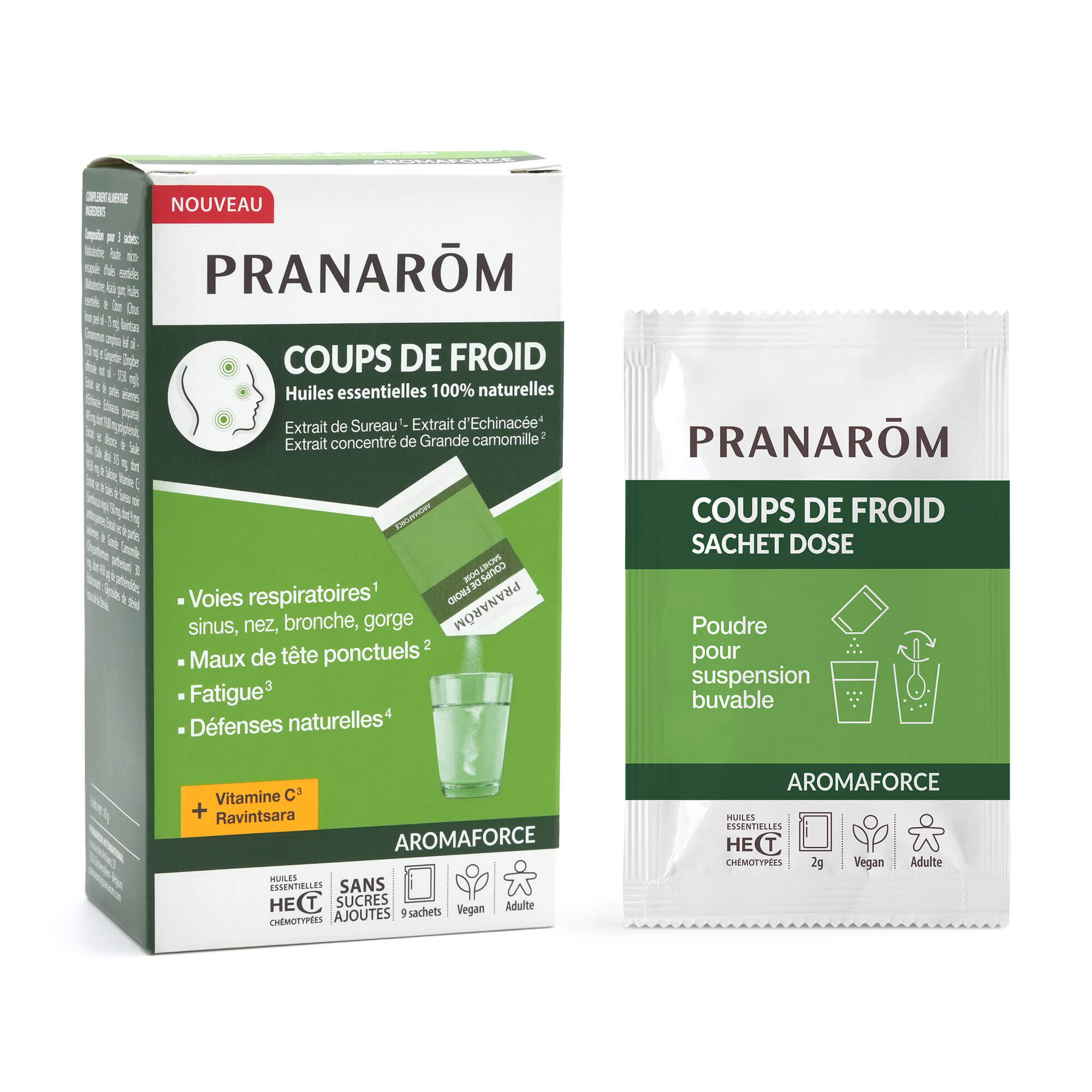 Pranarôm Coups de Froid sachets 9 x 2 g
