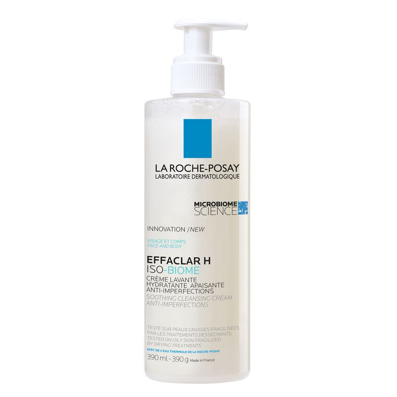 La Roche-Posay Effaclar H ISO-BIOME Crème Lavante Hydratante Apaisante 390 ml