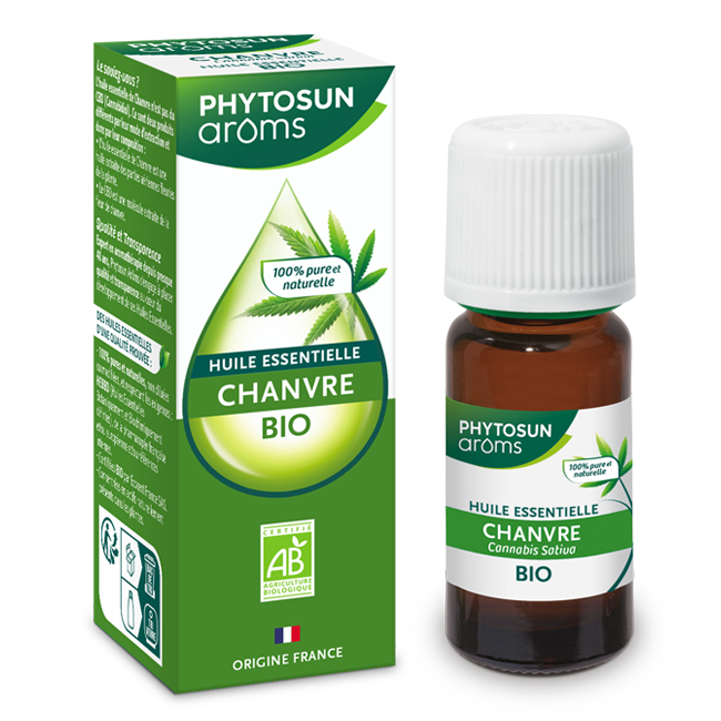 Phytosun Arôms Huile essentielle Chanvre Bio 5 ml