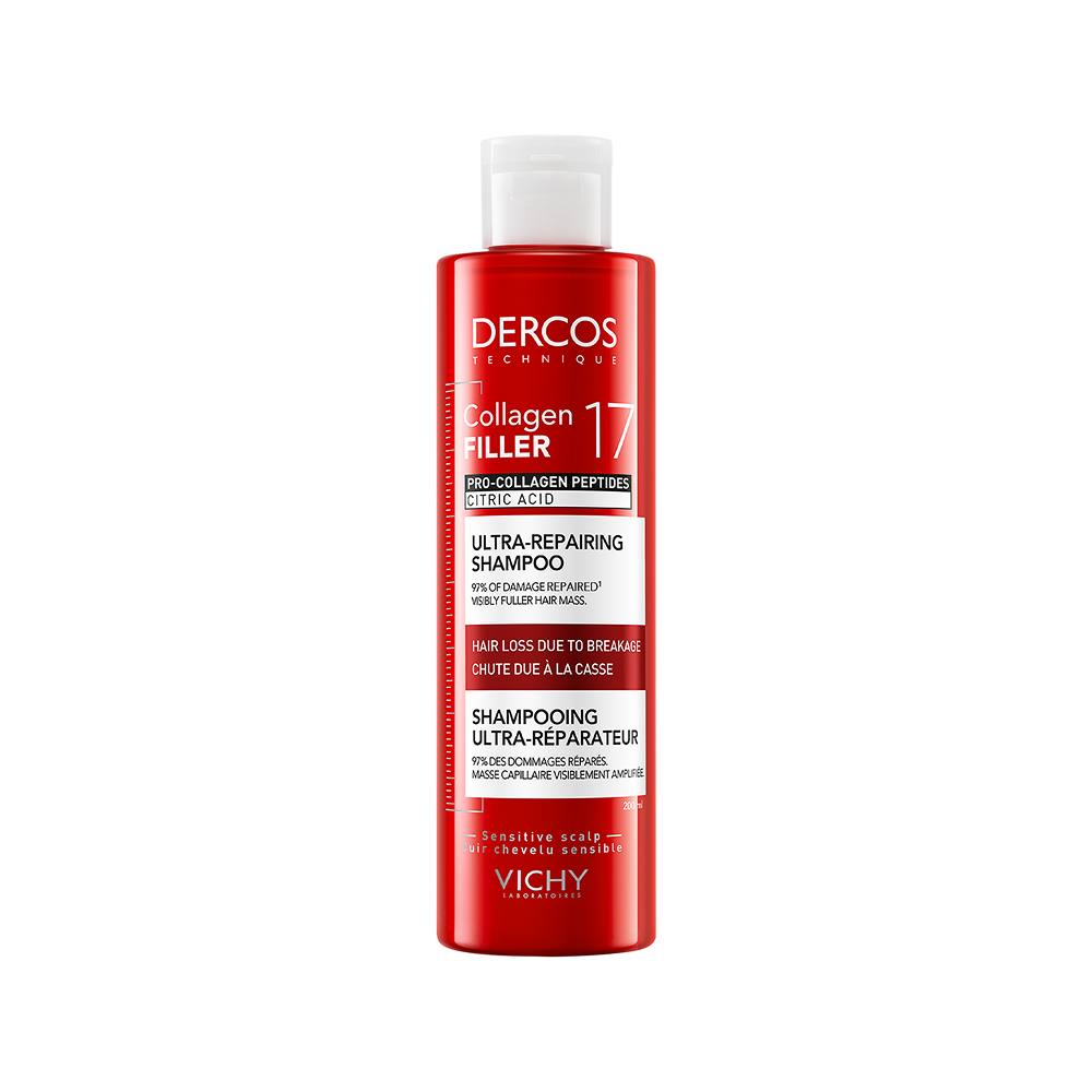 Vichy Dercos Dercos Shampooing Ultra-Réparateur Collagen 17 Filler 200 ml