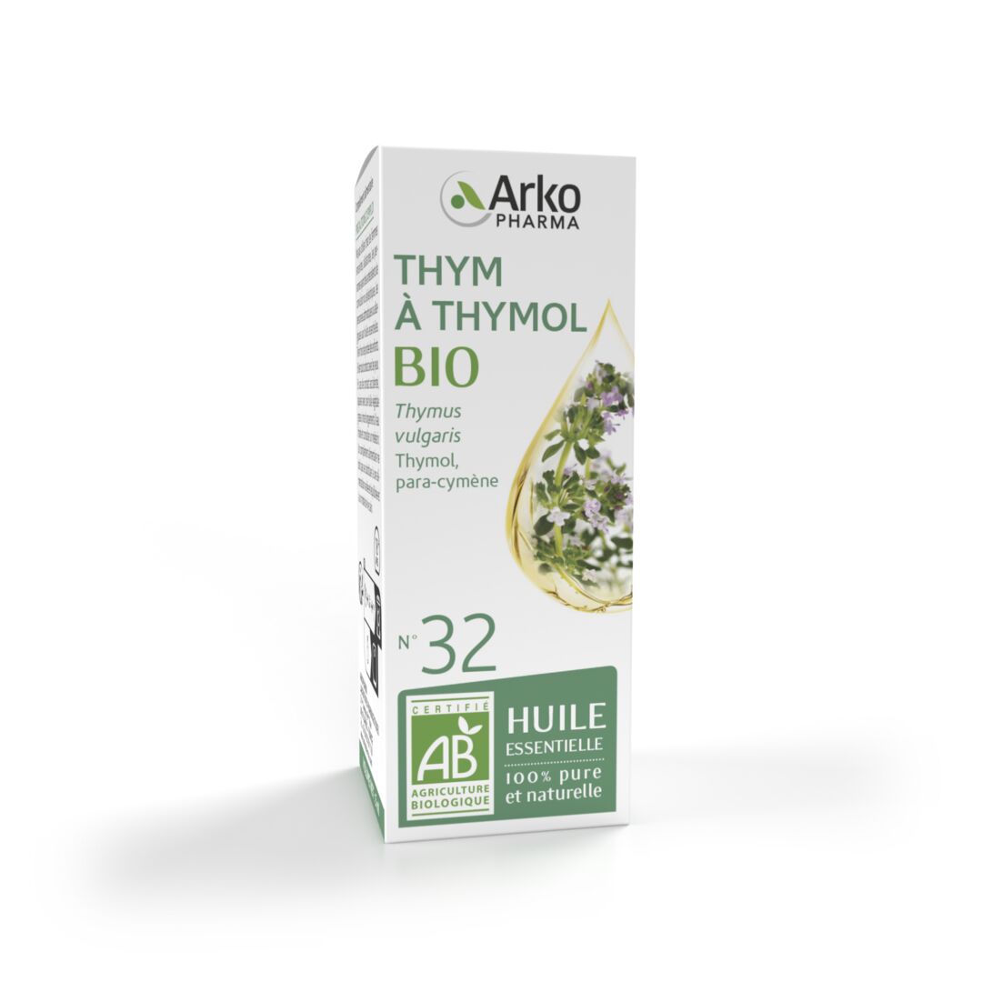 Arkopharma Huile essentielle de Thym à Thymol BIO 5 ml
