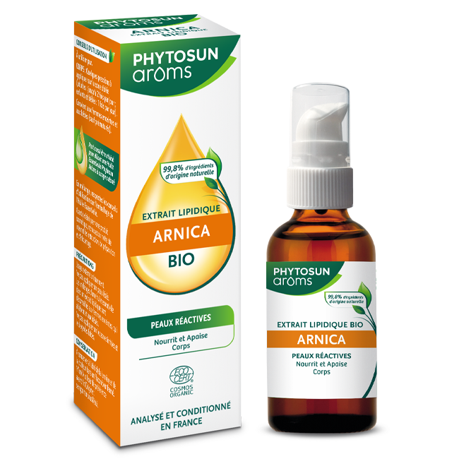 Phytosun Arôms Huile végétale Arnica Bio 50 ml