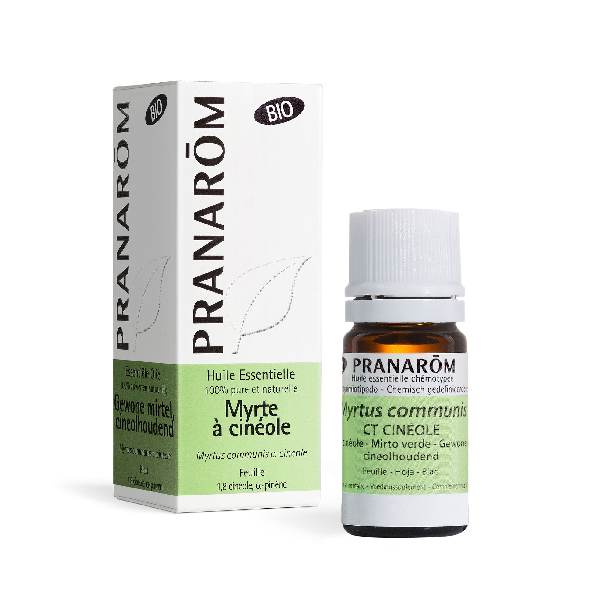 Pranarôm Huile essentielle de Myrte à cinéole BIO 5 ml