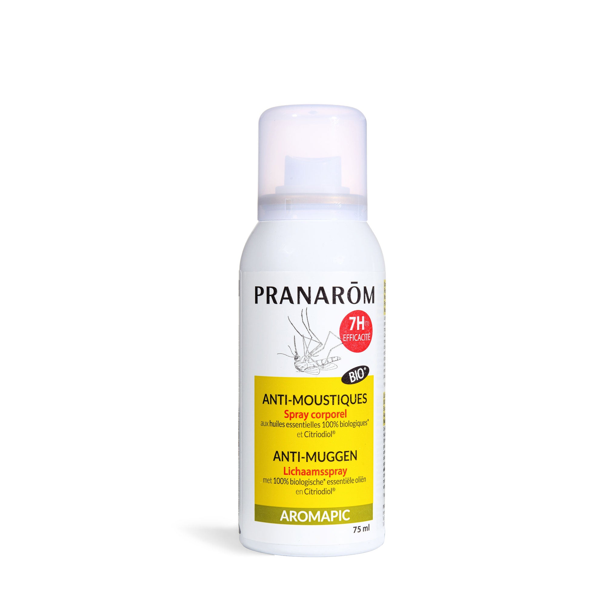 Pranarôm Spray Corporel - Anti-moustiques BIO 75 ml