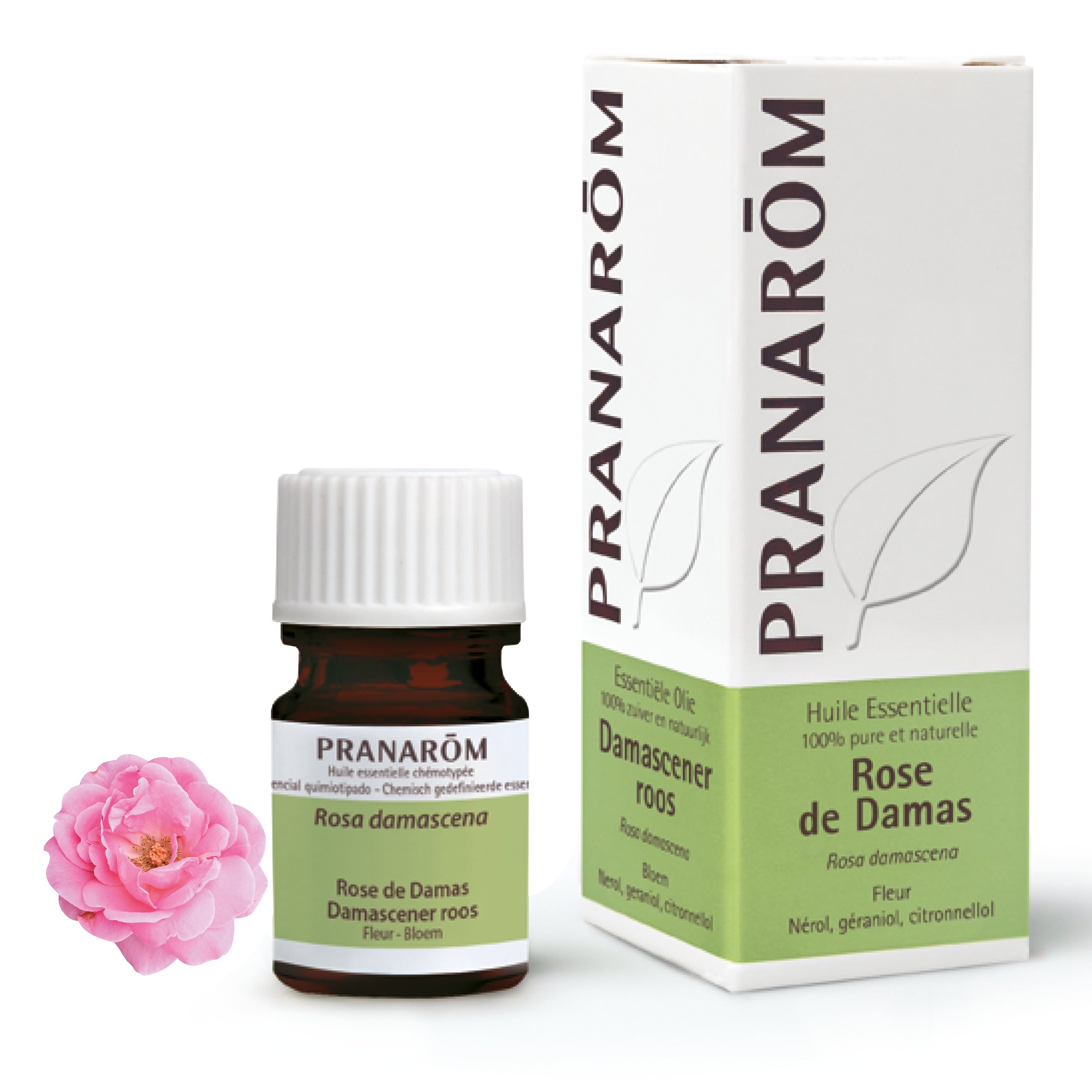 Pranarôm Huile essentielle de Rose de Damas 2 ml