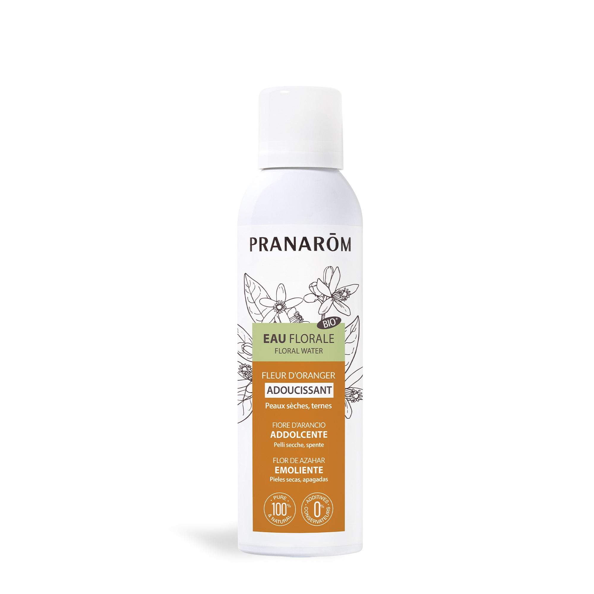 Pranarôm Eau florale de Fleur d'Oranger BIO 150 ml