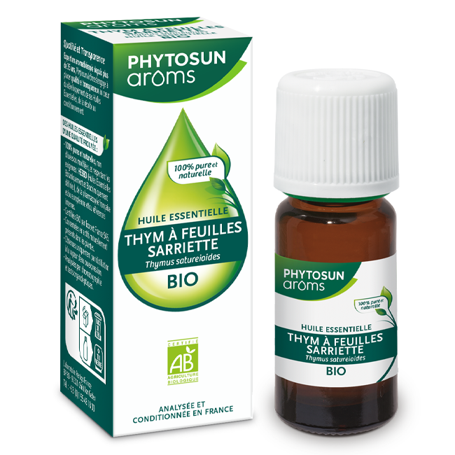 Phytosun Arôms Huile essentielle Thym à feuilles sarriette Bio 10 ml