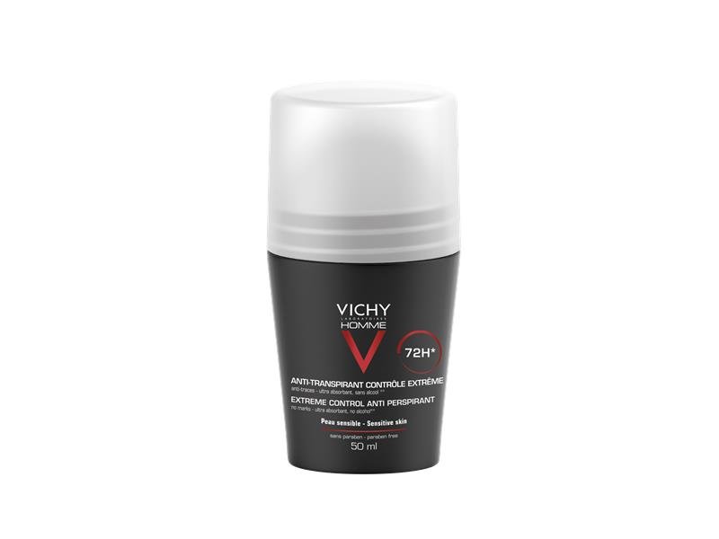 Vichy Vichy Homme Déodorant Anti-transpirant 72H - Roll-on 50 ml