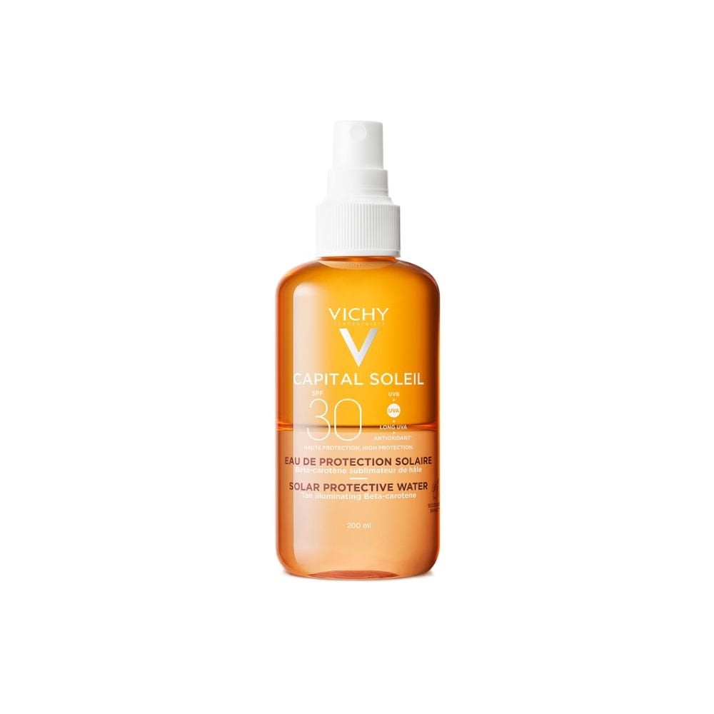 Vichy Capital Soleil EAU DE Protection Solaire SPF 30 - Hâle Sublimé 200 ml