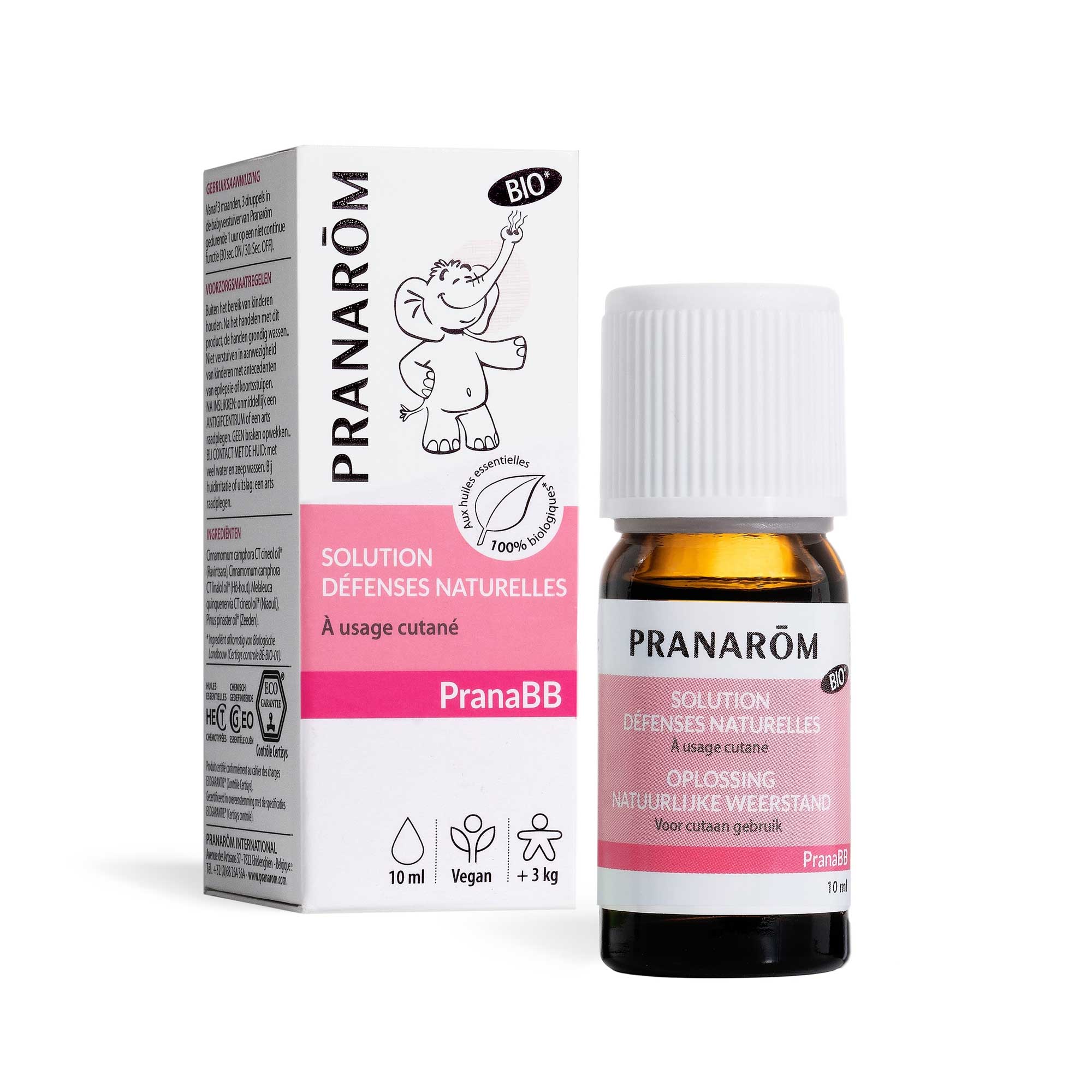 Pranarôm Solution défenses naturelles pour bébé BIO 10 ml