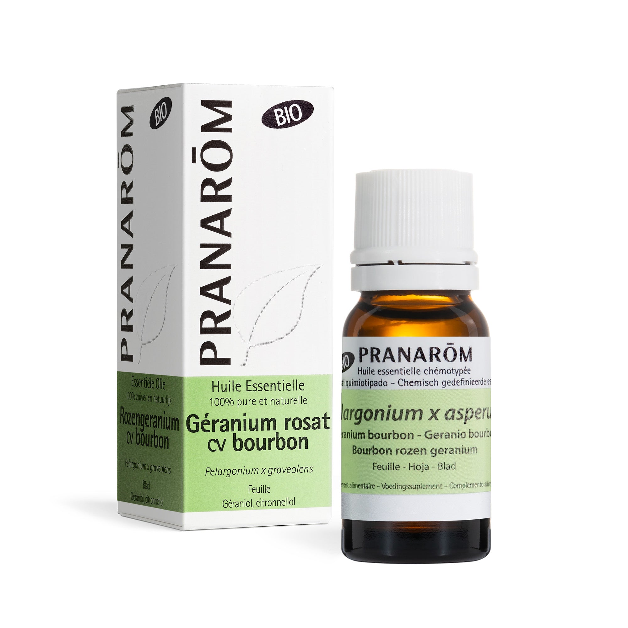 Pranarôm Huile essentielle de Géranium rosat cv bourbon BIO 10 ml