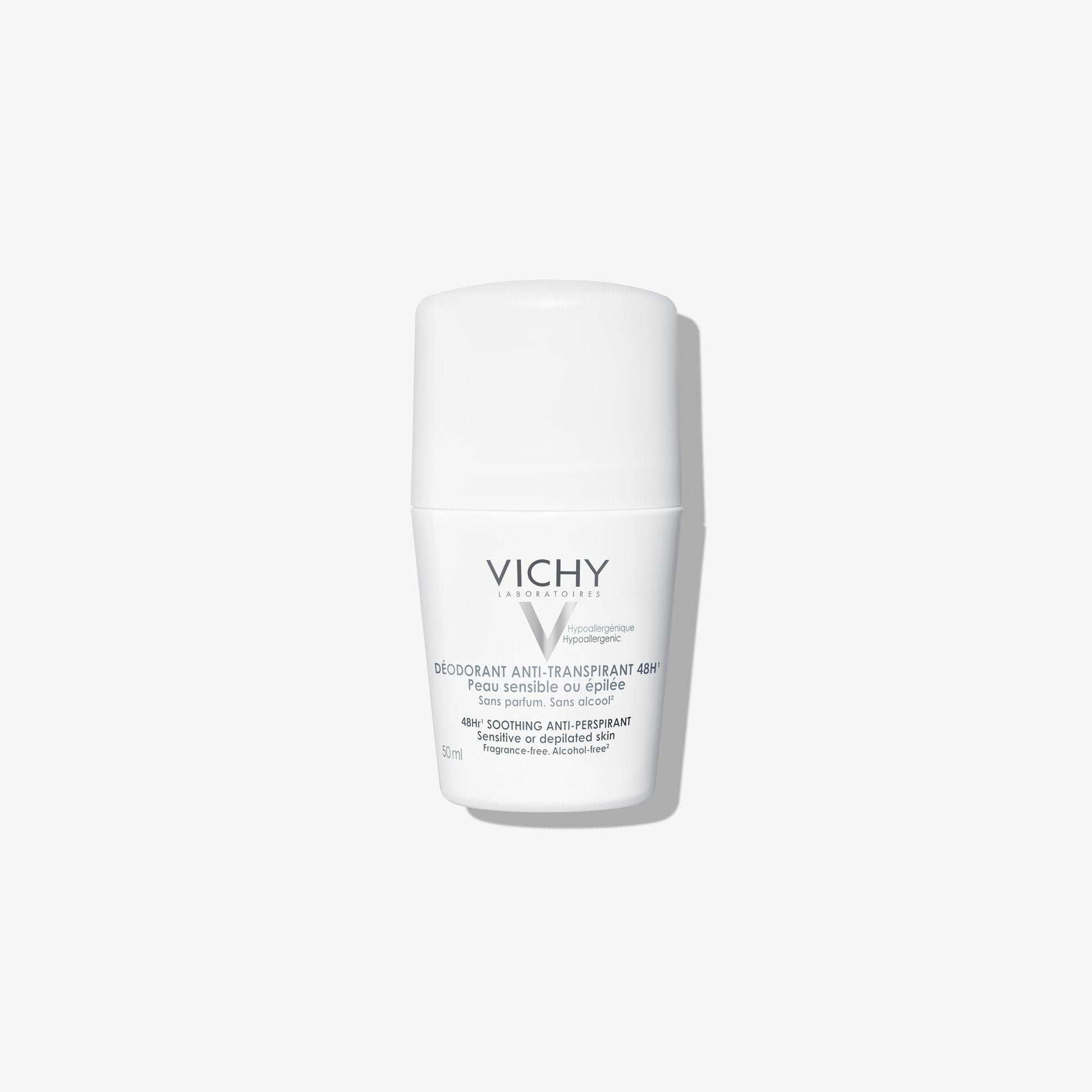 Vichy Déodorant Anti-transpirant 48H - Peaux Sensibles - Roll-on 50 ml