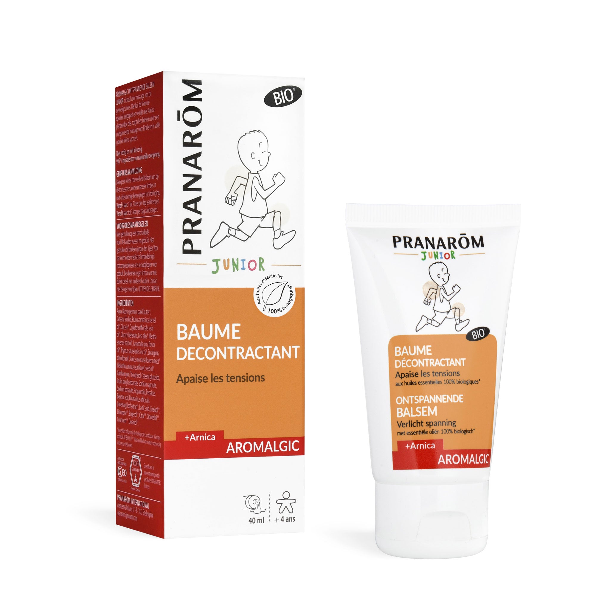 Pranarôm Baume décontractant muscles pour enfants BIO 40 ml