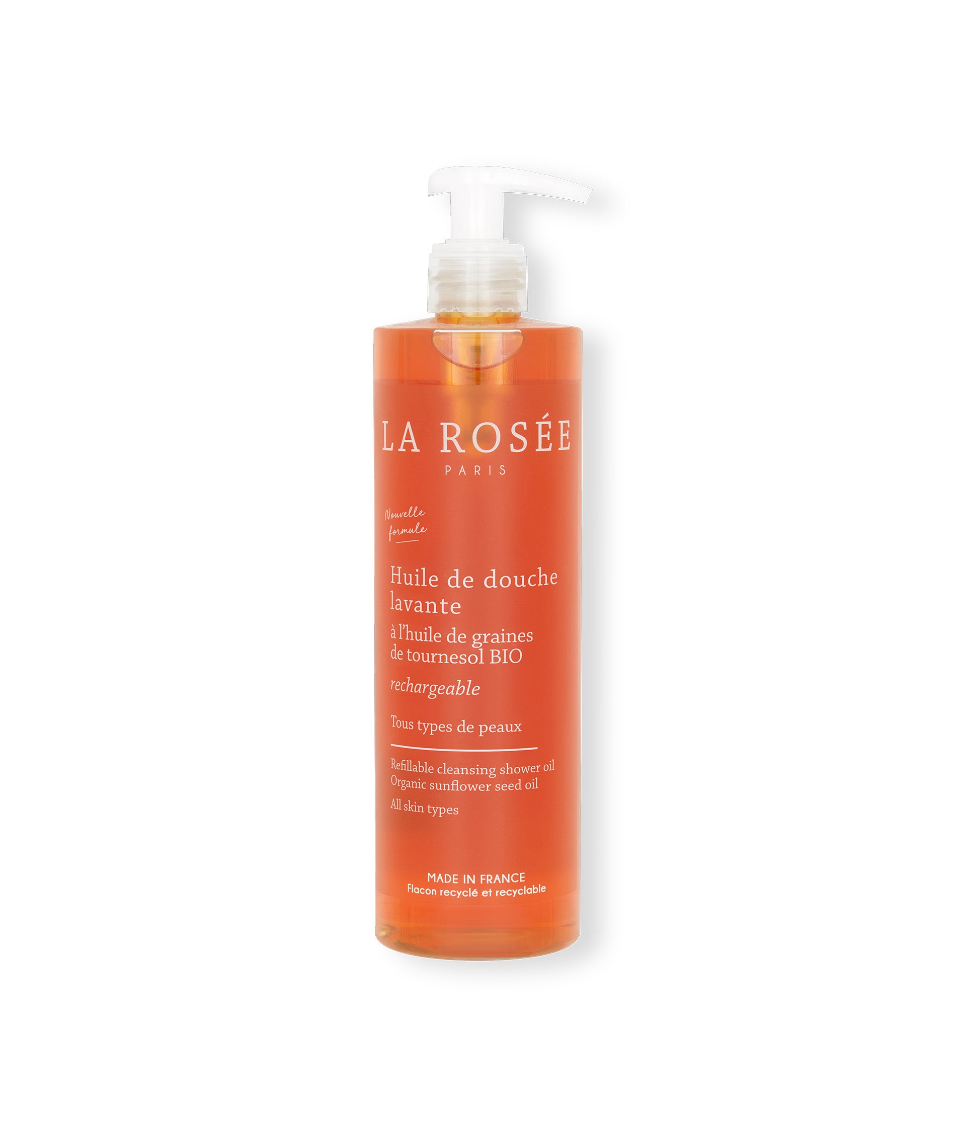 La Rosée Huile de douche lavante rechargeable 390 ml
