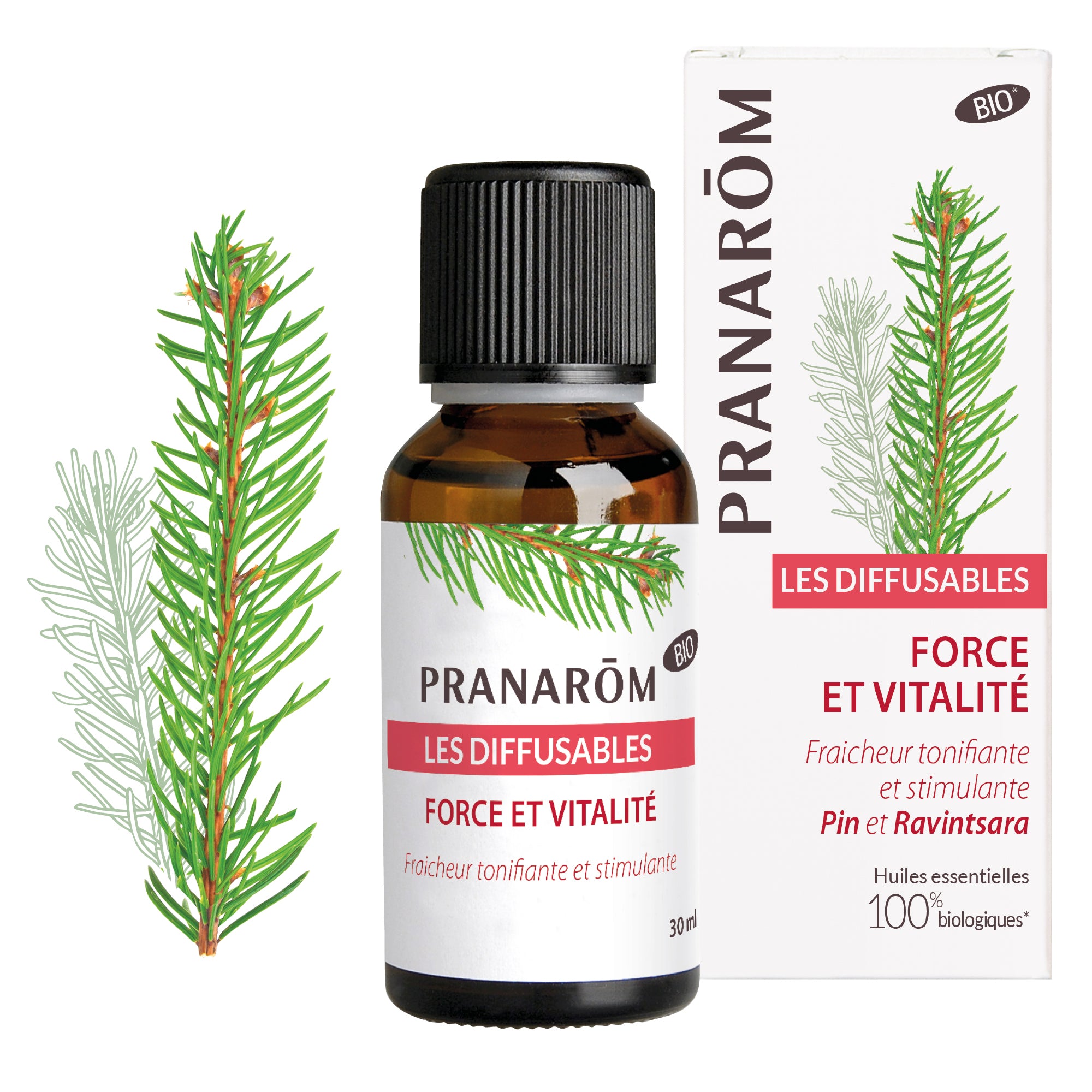 Pranarôm Force et vitalité BIO 30 ml