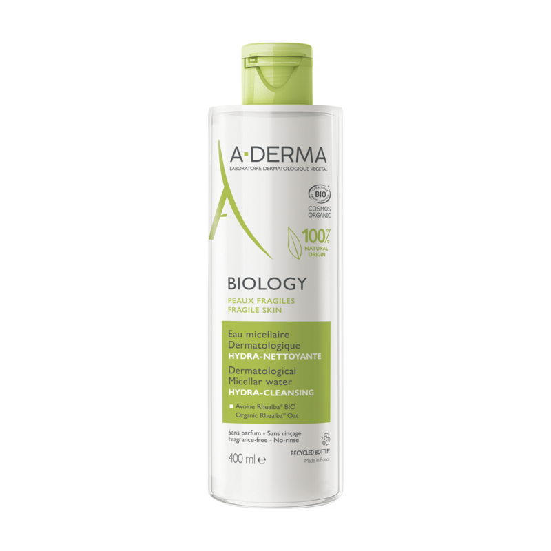 A-Derma Biology Eau micellaire dermatologique hydra-nettoyante 400 ml
