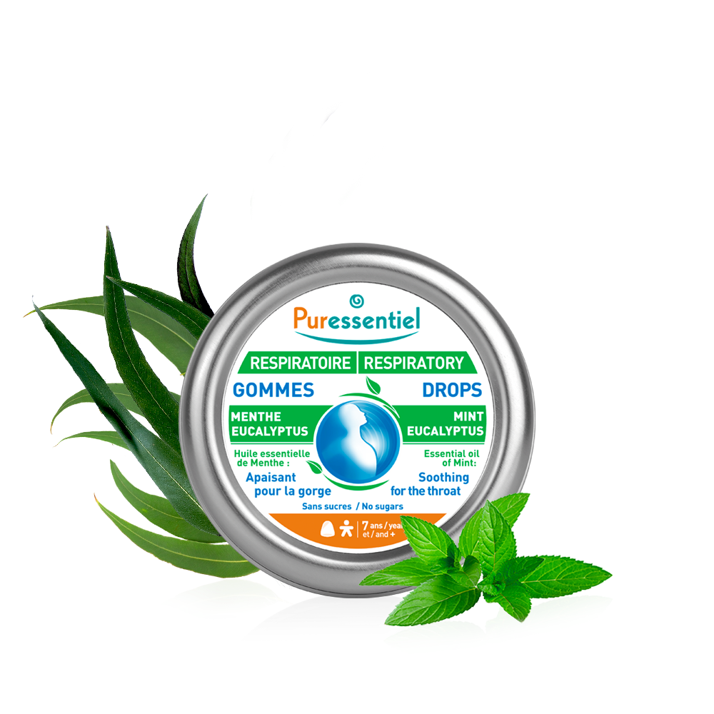 Puressentiel Gommes menthe-eucalyptus Respiratoire 45 g