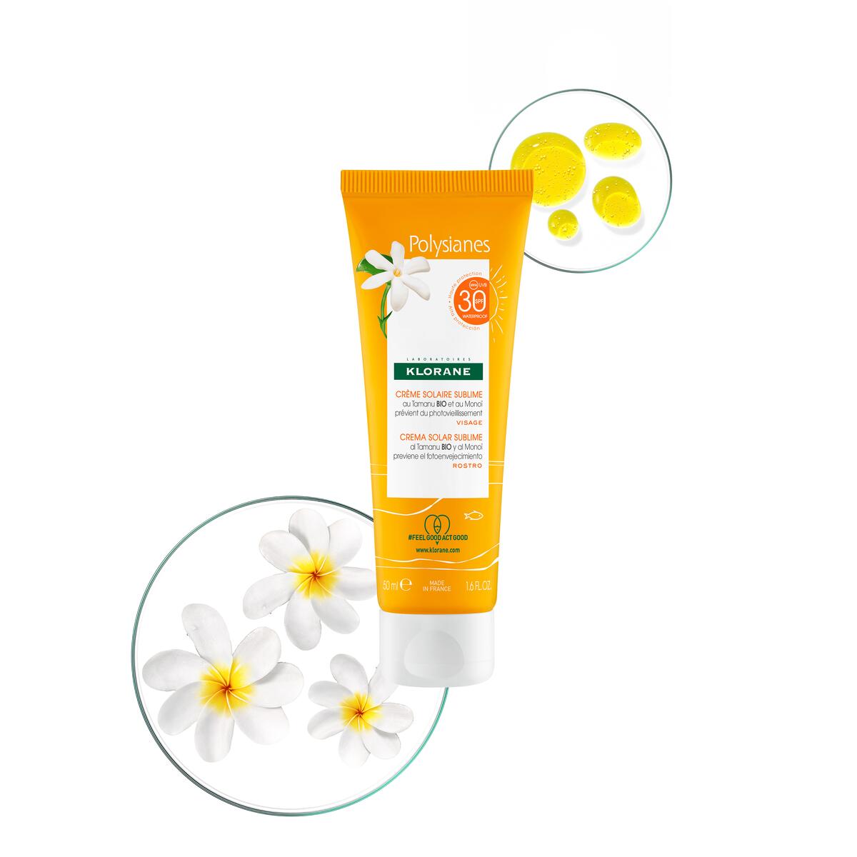 Klorane Crème solaire sublime SPF 30 50 ml