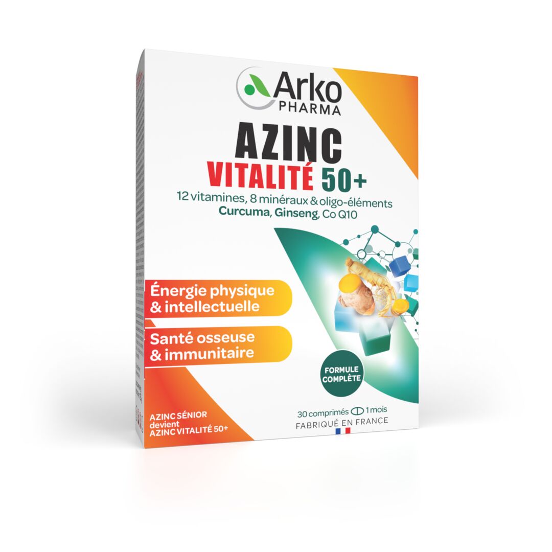 Arkopharma Azinc Vitalité 50+ 30 comprimés