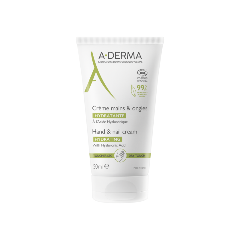 A-Derma Les Indispensables Crème mains et ongles hydratante 50 ml