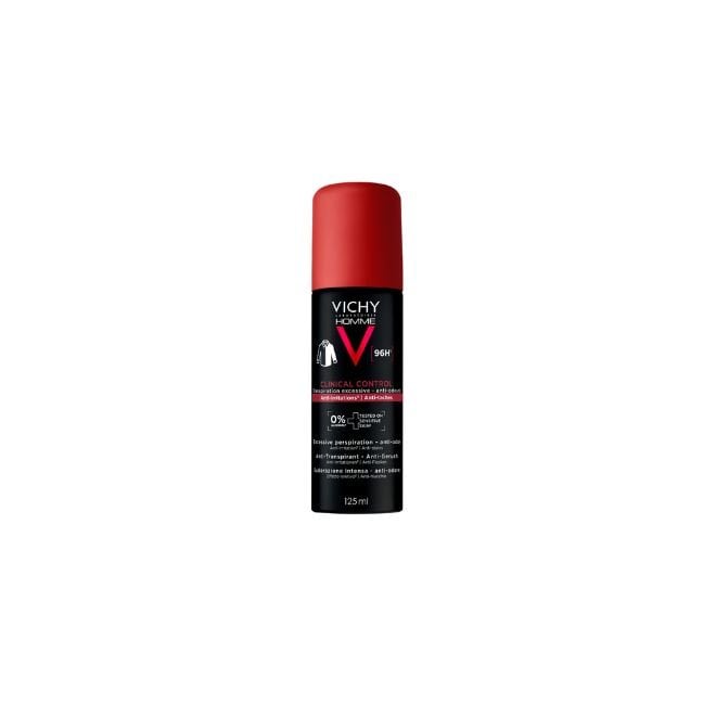 Vichy Spray Clinical Control 96h anti-irritations et anti-taches - Homme - Aérosol 125 ml