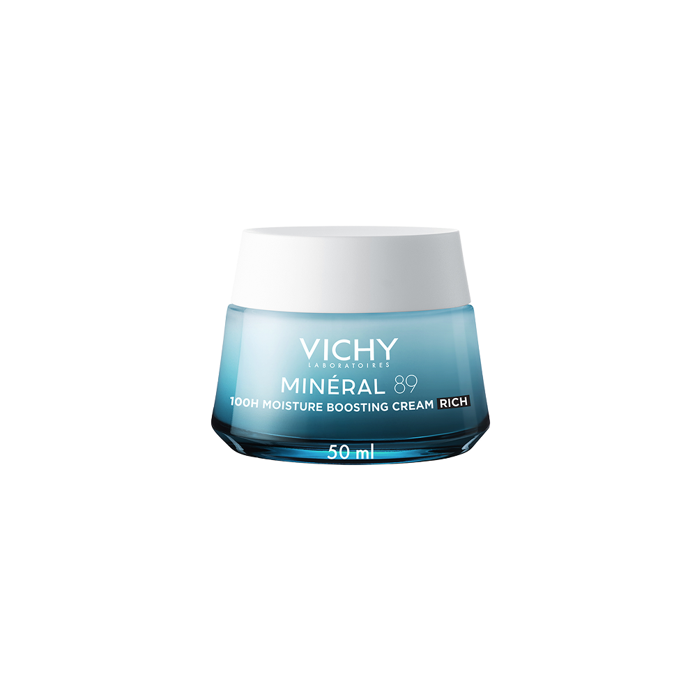 Vichy Minéral 89 Crème Boost D’hydratation 100H - Texture Riche 50 ml