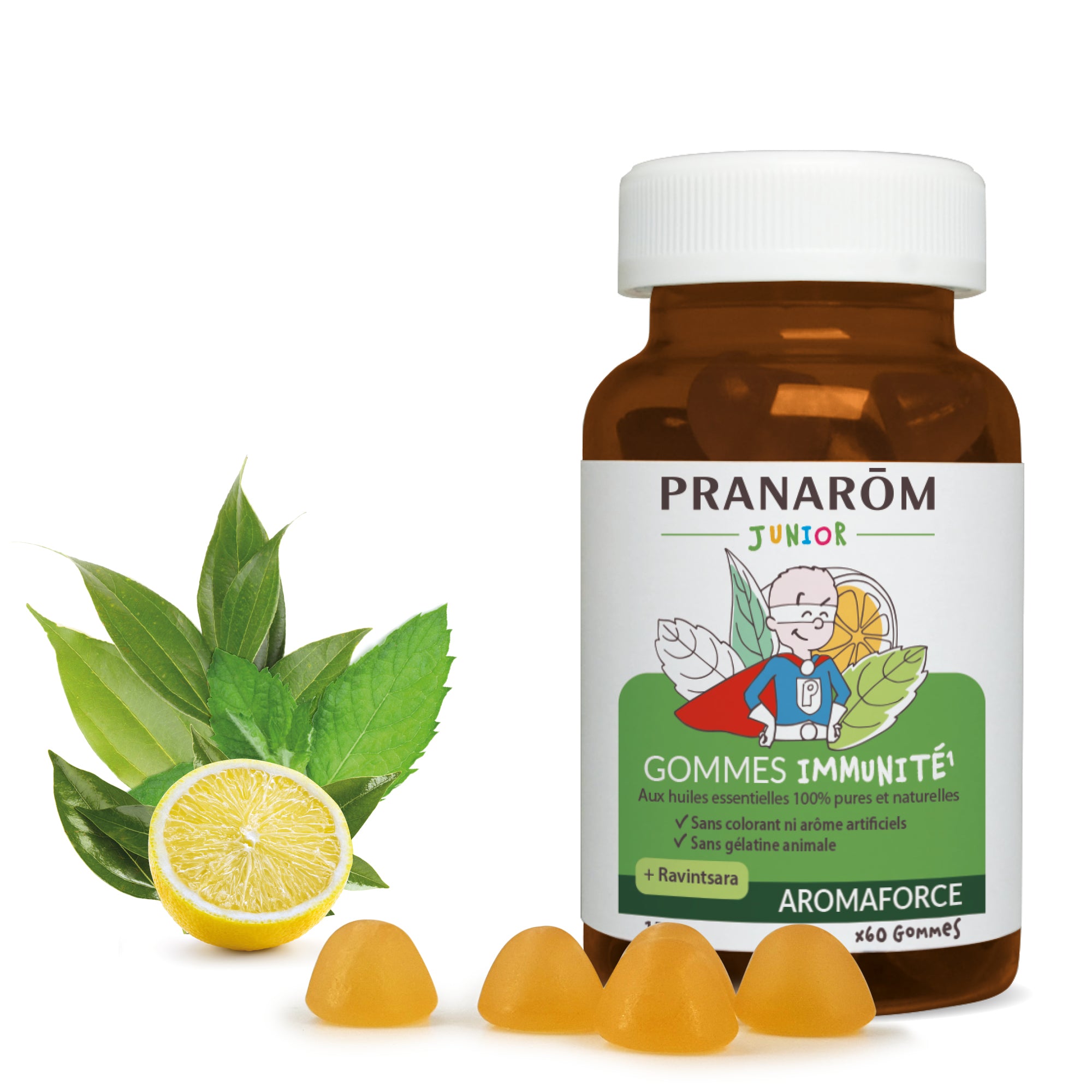Pranarôm Gommes immunité junior 60 gommes